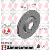 Zimmermann Bremsscheibe Ø315 BelüFtet Vorne Links Passend FüR BMW 3Er E36