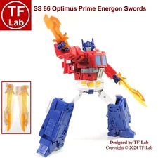 Energon Swords (Pair) Upgrade Kit Studio Series SS 86 Optimus Prime Transformers