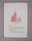 SIGNED Joseph Card. Bemardin 16x22 Framed Photo & Letter — photo 2