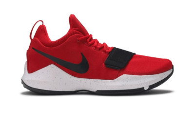 Nike Men's Size 12 PG1 Paul George University Red Black Basketball Shoes