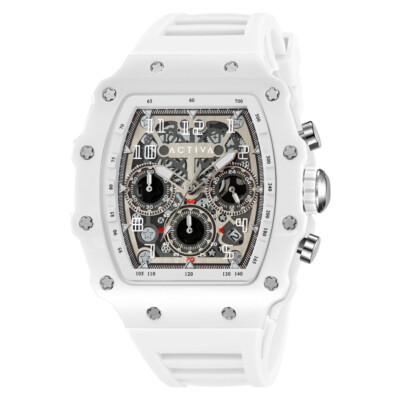 Activa Circuit X Invicta 44.3mm w/ Skeleton Dial PC Case Material White Watch