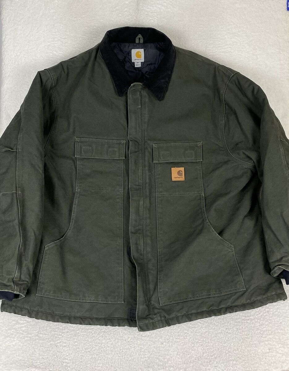 Carhartt C26 MOS Barn Jacket Canvas Quilted Arctic Coat Dark Carhartt C26 MOS Barn Jacket Canvas Quilted Arctic Coat Dark