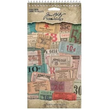 Tim Holtz ~ TICKET BOOK ~ Idea-ology tickets