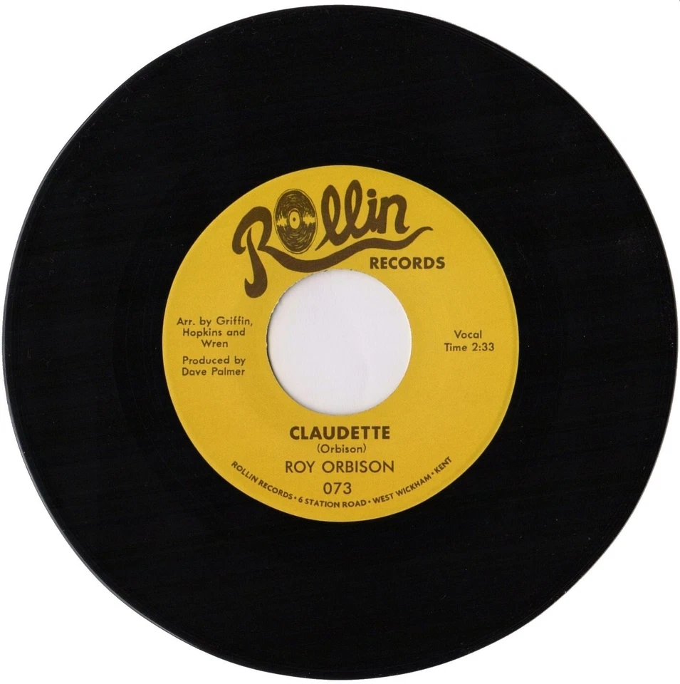 ROY ORBISON - "BAD CAT" b/w "CLAUDETTE" - ROCKABILLY - HEAR CLIPS OF BOTH SIDES - Image 3 of 4