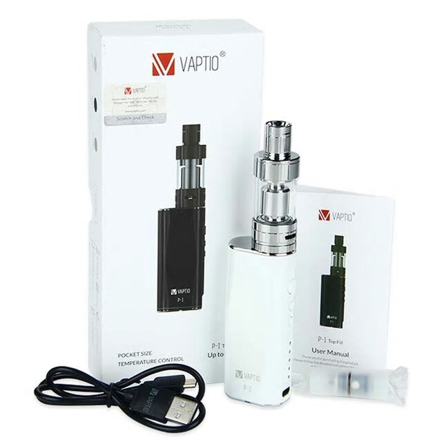 Genuine Vaptio P1 E-Cigarette Vape Mod TF Ecig Starter 2100mAh Variable 50W  kit | eBay UK