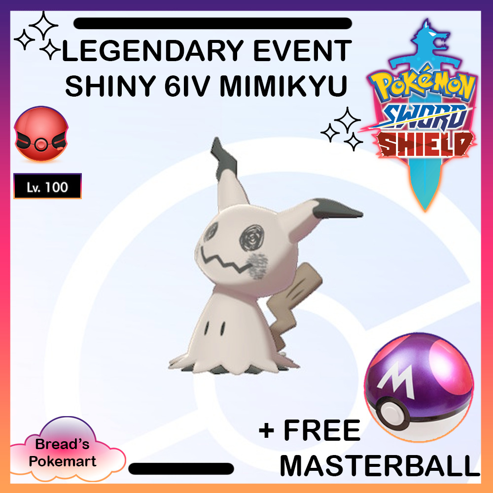 Ultra Shiny 6IV MIMIKYU // Pokemon Sword and Shield // Lv100 Competitive  Battle Ready Set EV Trained Stats free Masterball // Fast Trade -   Denmark