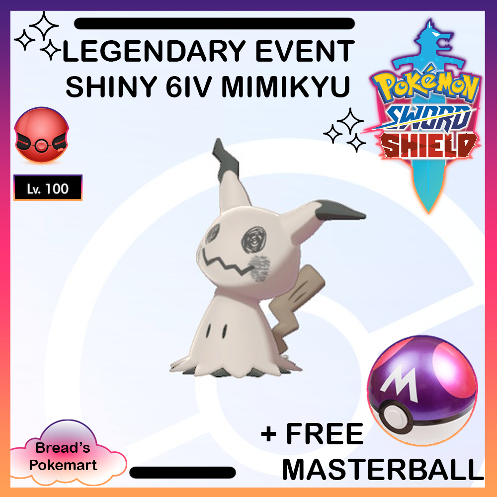 Mimikyu  Shiny Mimikyu 6 IV Jolly - Game Items - Gameflip