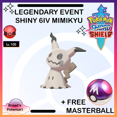 Pokemon Sword And Shield Ultra Shiny Event Mimikyu 6iv Battle Ready Ebay