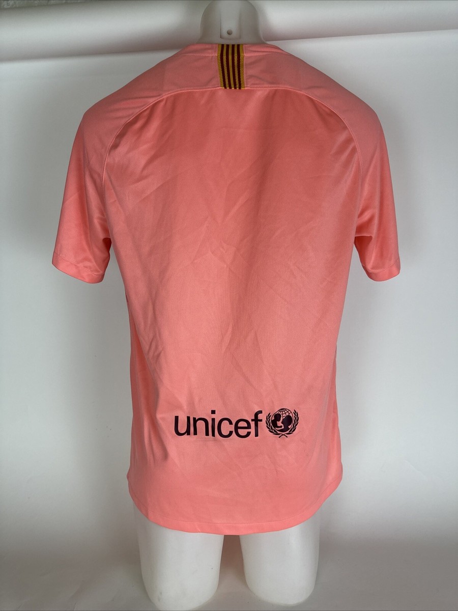 Nike FC Barcelona 2018/19 Soccer 3rd Kit Jersey Men's Size Large