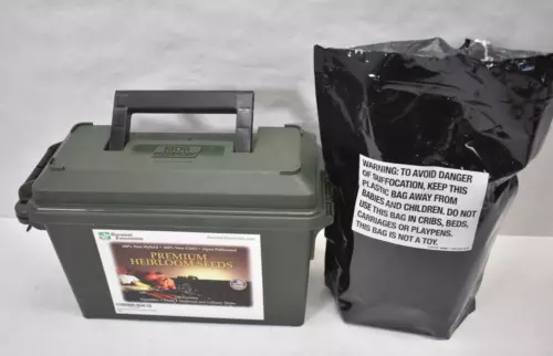 Survival Essentials Ultimate Heirloom Seed Vault Non GMO Vegetable Plant 23000