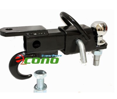 ATV 3-Way Function Receiver Hitch w/ 2'' Hitch Ball & Tow Hook 4 Lawn Tractor