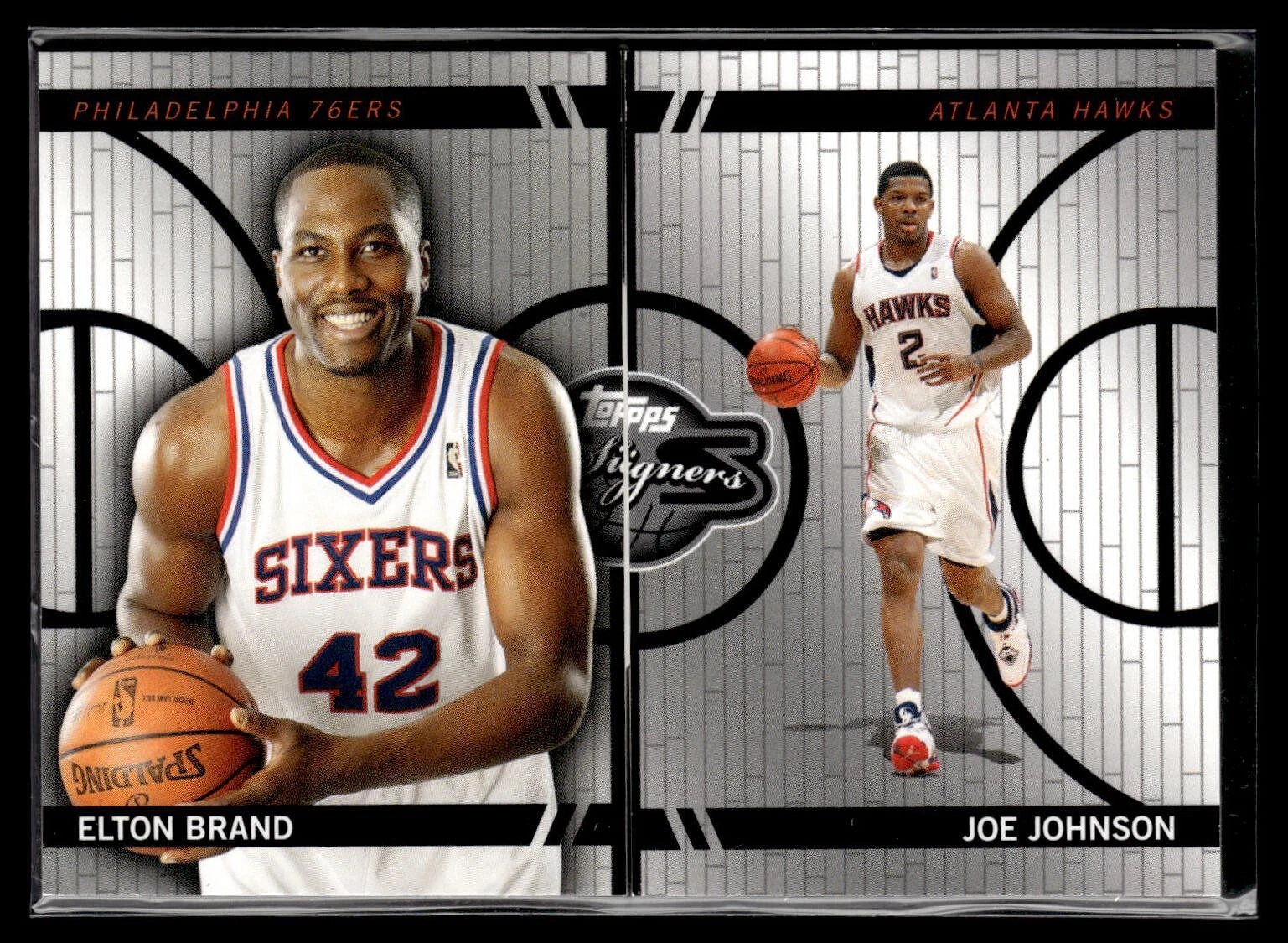 2008-09 Topps Co-Signers Changing Faces /899 Elton Brand Joe Johnson #CF-34-14