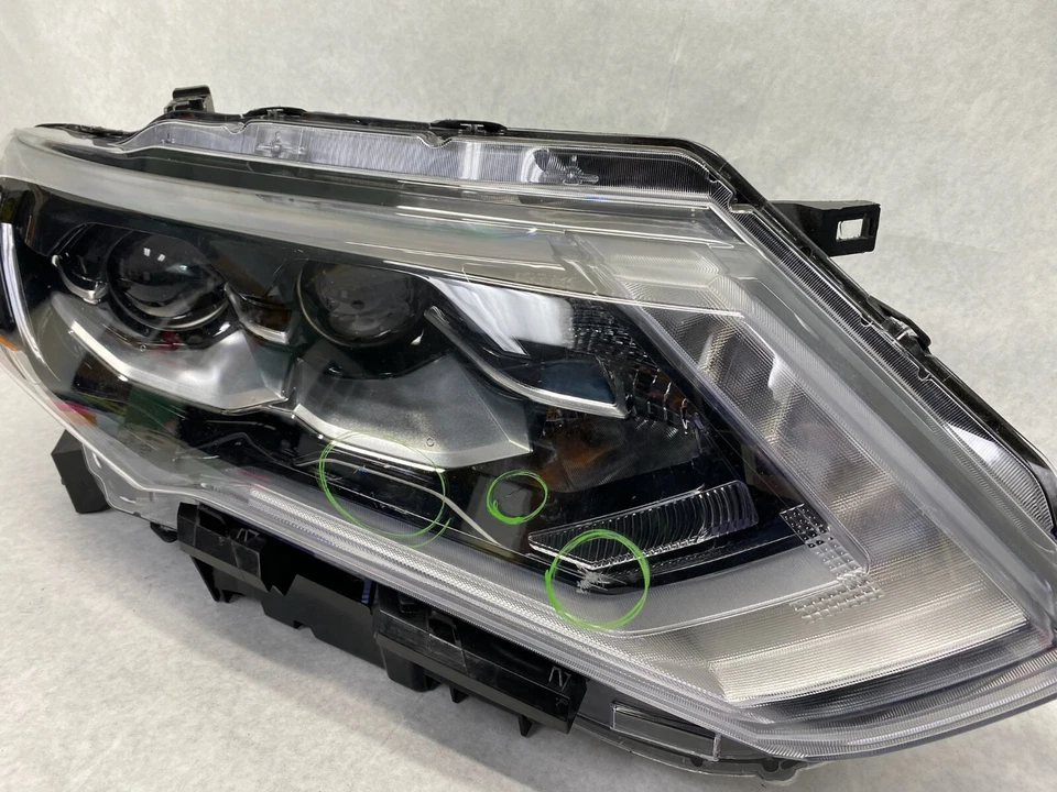 Lámpara de faros laterales para pasajero Nissan Rogue 2017-2018 LH DEPO 315-11AMR-AC2 Foto 4 de 4