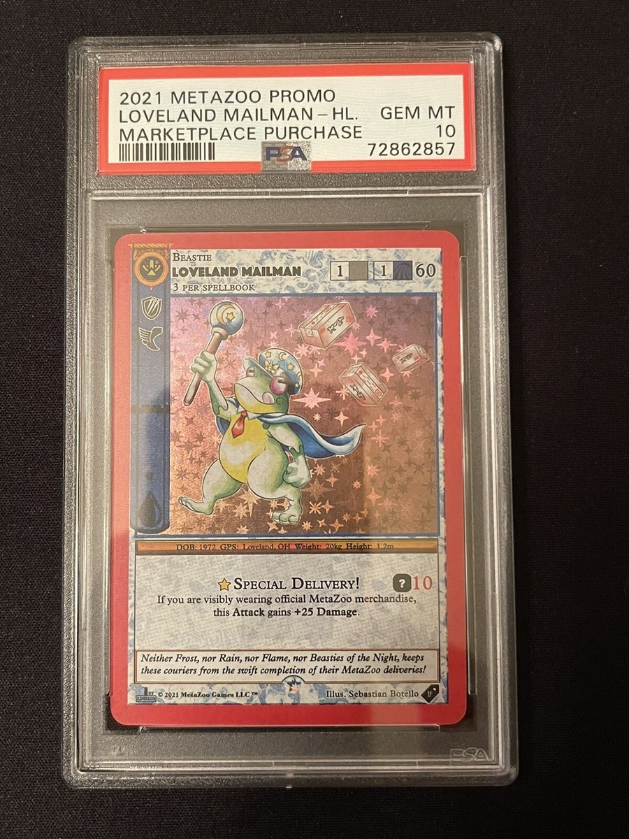 Metazoo Promo Loveland Mailman 1st Edition Holo PSA 10 Gem Mint