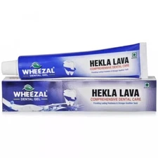 3x Wheezal Homeopathic Hekla Lava Dental Gel (100g) for Long Lasting Freshness