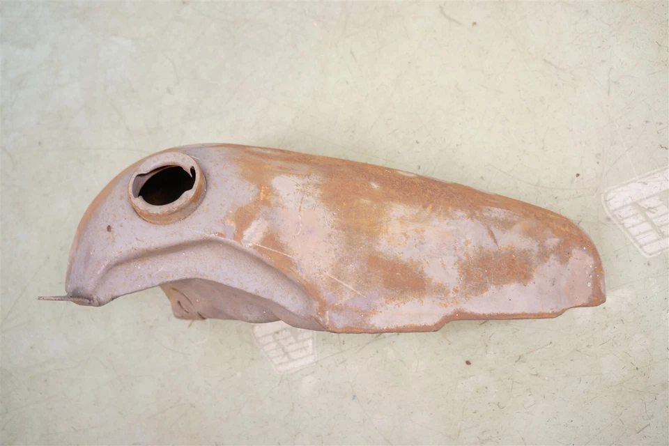 Harley Flathead UH ULH Knucklehead Panhead EL FL UL OEM tanque de gasolina derecho *2502A Foto 2 de 4