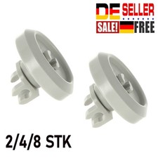 2/4/8x für Miele 2372352 Laufrolle Korbrolle Rad Führungsrad für Geschirrspüler