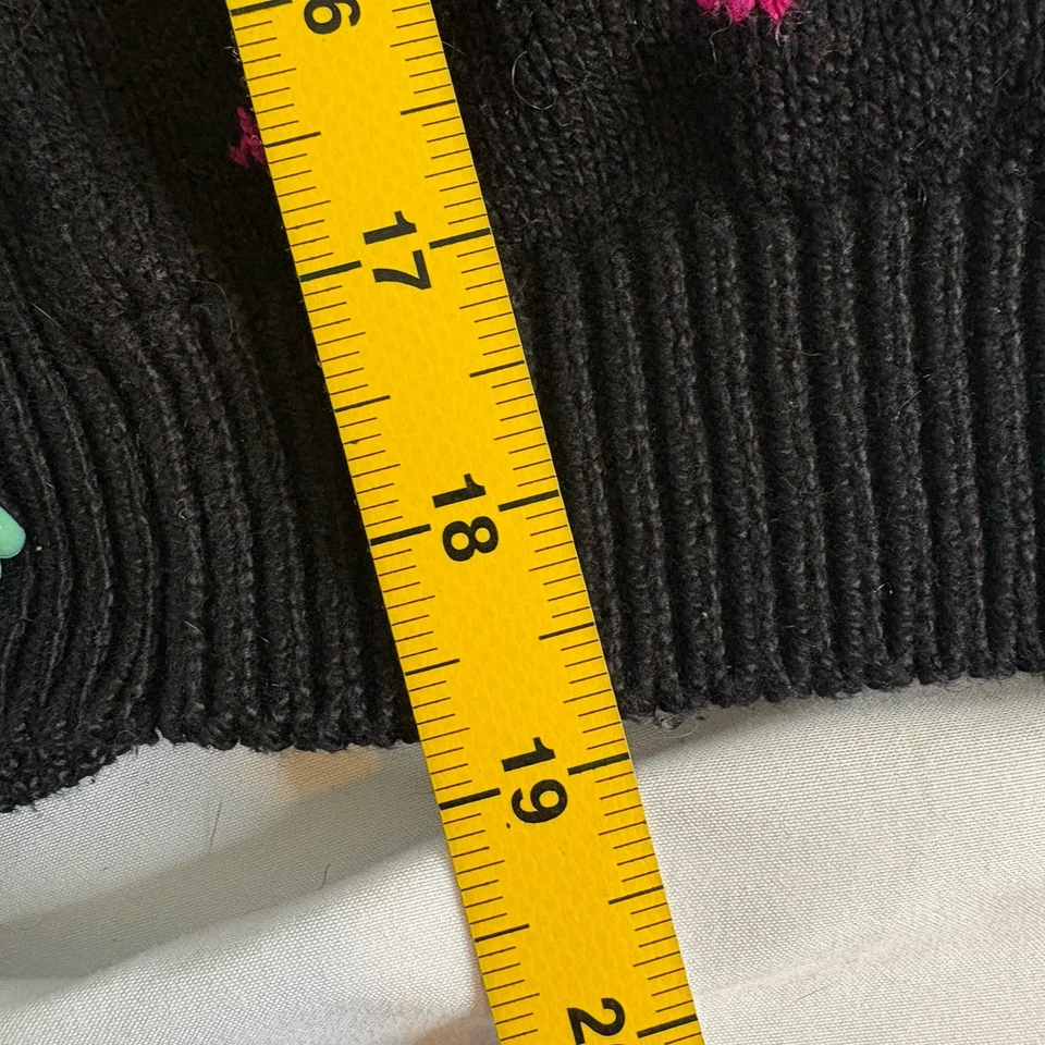 Cárdigan Vintage Christine Foley Niñas Colorido Mariposas Algodón Talla 7/8 Foto 4 de 4