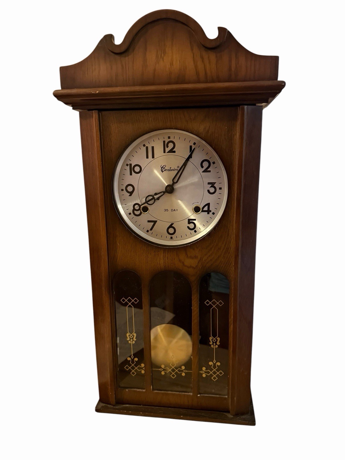 Vintage Centurion 35 Day Wall Clock Model 694 KC – Pendulum Chime Korea Working