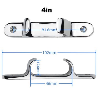 316 gerade Fairlead für Boot und Yacht Seil Line Control