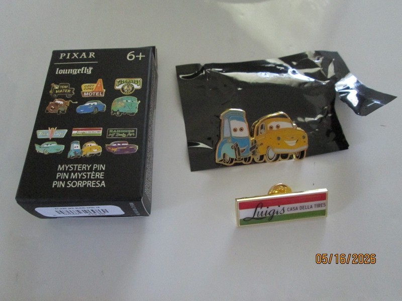 Loungefly Disney Pin - Cars Characters & Signs - Luigi & Guido