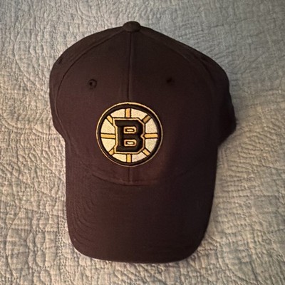 Reebok Black/Yellow Adjustable Baseball Cap Boston Bruins Solid One Size Men's