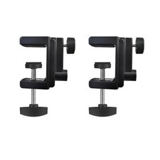 2 Pack Boom Arm Clamp Replacement Microphone Stand Desk C-Clamp Desktop Mount...