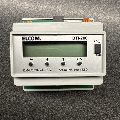 Elcom BTI-200  i2-BUS TK-Interface 190. 142. 0 Gegensprechanlage Sprechanlage