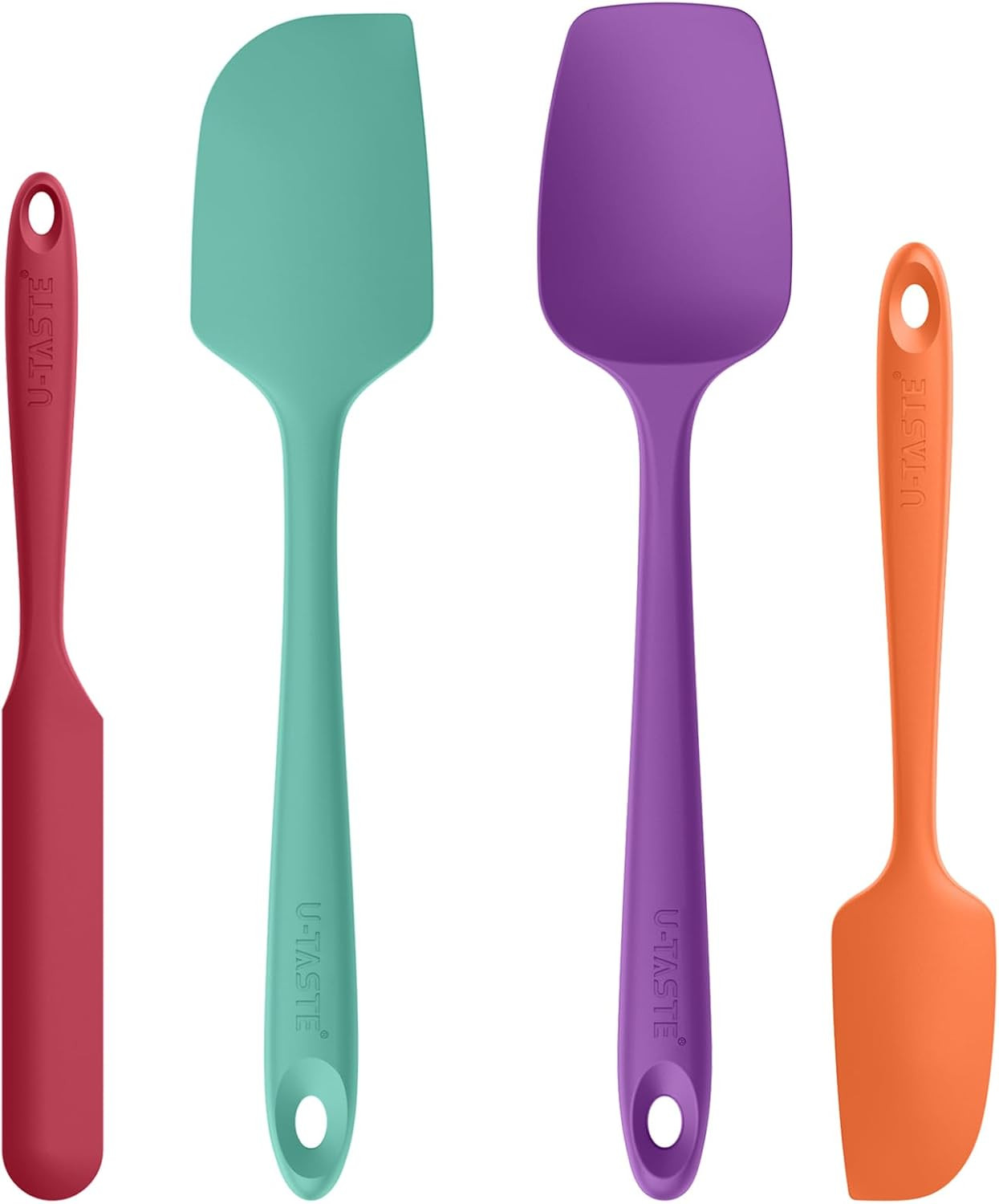 Set Spatole Silicone Professionale 315°C - 4 Pezzi Resistenti al Calore
