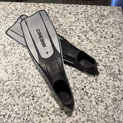 Cressi-Sub Pro Star Adult Dive Fins Grey Size 43 - 44cm (8'' 1/2 - 9'' 1/2)