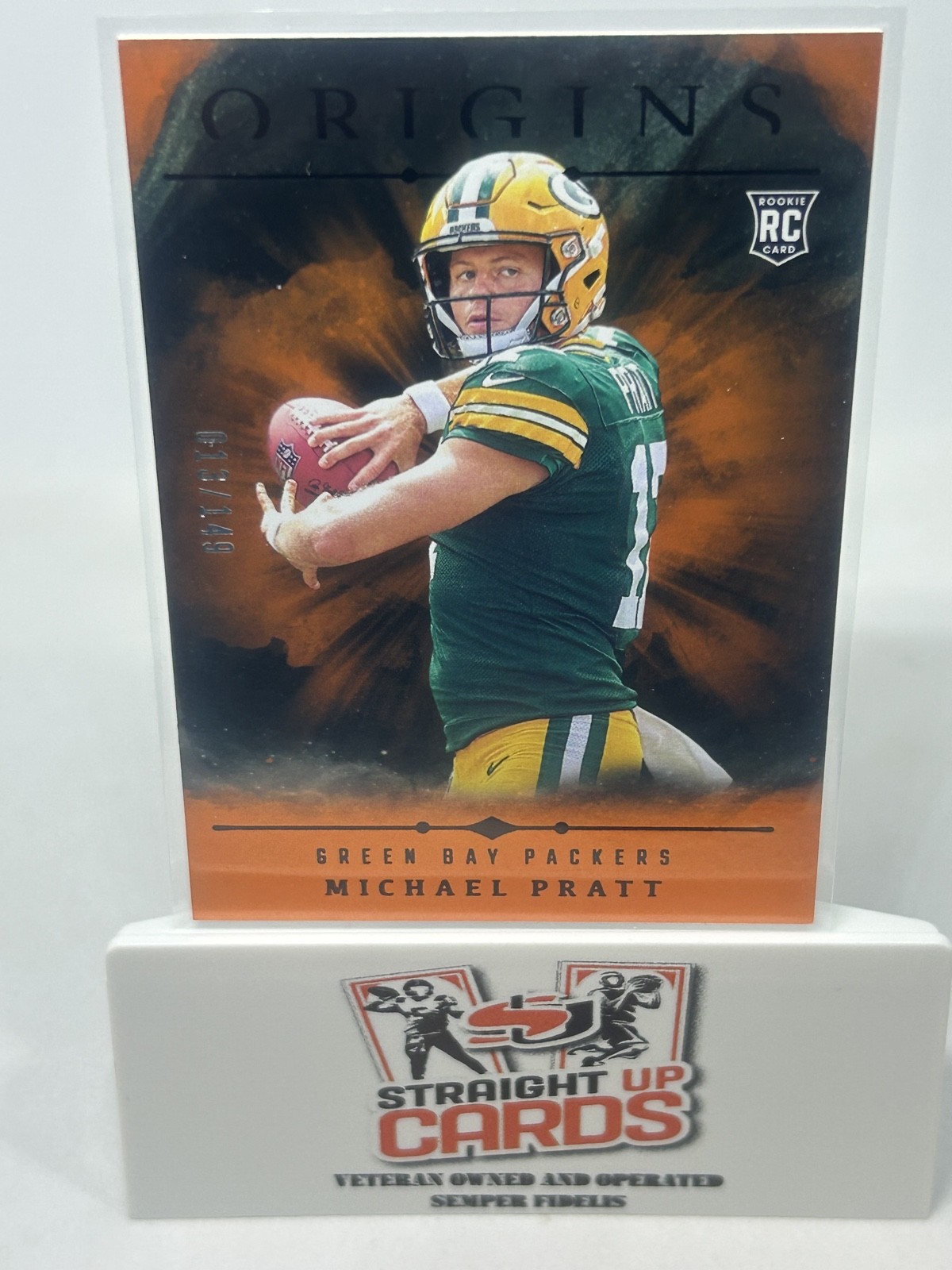 2024 Panini Origins - Rookies Michael Pratt #142 Holo Orange /149 (RC)