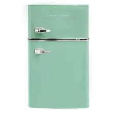 Retro 3.2 Cu. Ft. 2-Door Mini Fridge in Mint Green