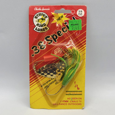   Vintage Striker King 38 Special 3/8 Fishing Lure Spinnerbait Artificial Bait