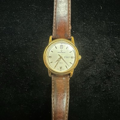 Accutron By Bulova Automatic 21 Jewel Swiss Made Skeleton Back Men s Watch Runs