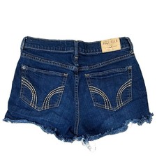 Hollister Jean Cut Off Shorts Dark Wash Size 5/27