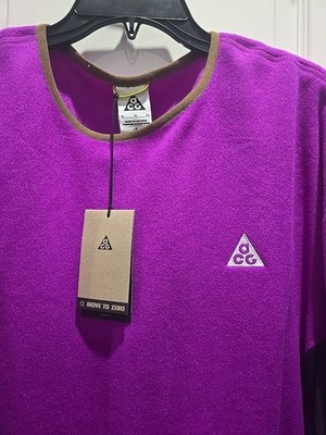 Nike ACG Wolf Tree Fleece Polartec Sweatshirt Vivid Purple HV1117
