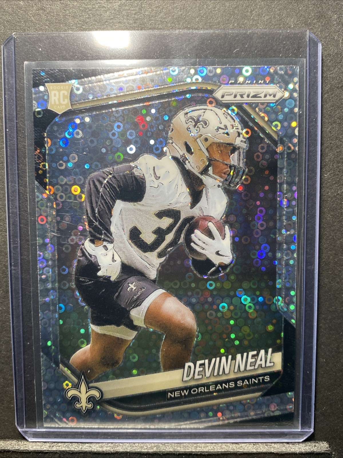 2025 Panini Prizm - Rookies Devin Neal #393 No Huddle Prizm (RC)