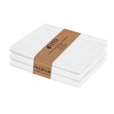 Flour Sack Towels 100 Cotton Tea Towels for Crafts, Dish Towels for Kitchen...