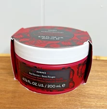 KORRES Dual Hyaluronic Multi-action Body Souffle Scent  Red Berries 200ml Sealed