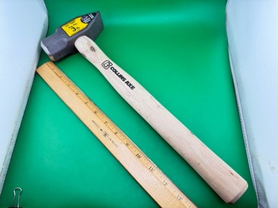 NEW Collins Axle Cross Peen Hammer 3 lb CRP-3H-C 14846 Hickory Handle