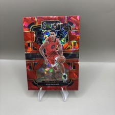 2023-24 Panini Select Kris Murray Red Cracked Ice Prizm Concourse #91 Blazers