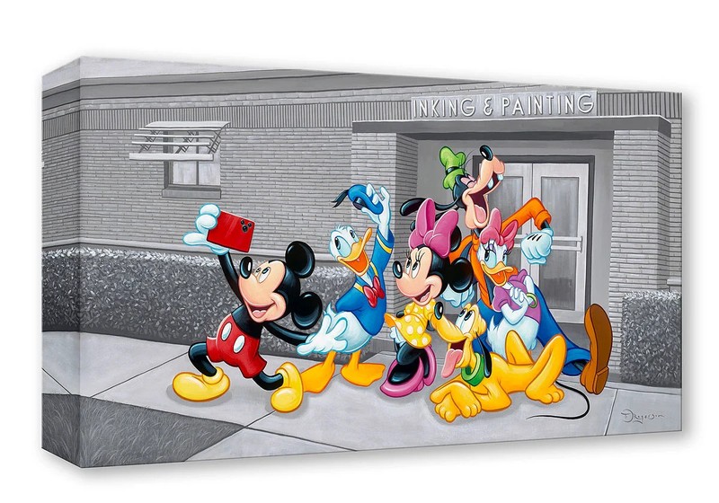 Fabulous Five Mickey Disney Art Tim Rogerson Ltd Ed of 1500 TOC Print Celfie