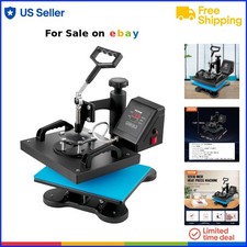 Heat Press Vinyl 12x10in Clamshell Sublimation Transfer Digital LCD