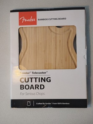 Genuine Fender Stratocaster Shape Kitchen Cutting Board 