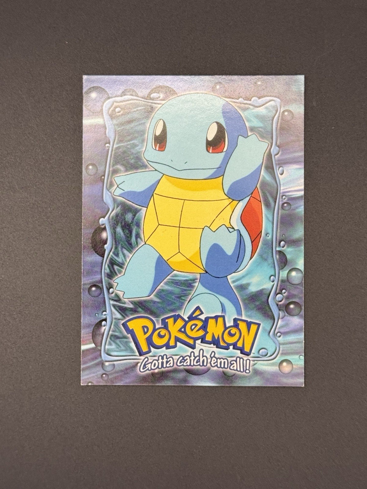 1999 Topps Pokemon Movie Edition Squirtle E7 of 12 Black Logo NM