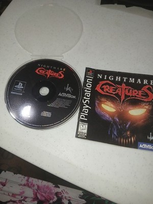 Activision Nightmare Creatures PS1 Survival Horror/Action, Manual