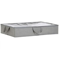 Unterbettkommode Stoff ReißVerschluss 2Er Set Grau Amazon Basics