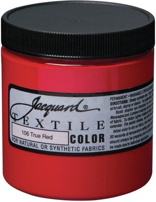 Jacquard Textil Farbe Stofffarbe 8oz-True Red-TEXTILE8-2106