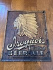 Antique Iroquois Indian head Beer Ale Sign Buffalo, N.Y. — photo 6