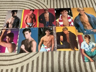 9 pinup una 2 pg poster Timothy Gibbs padre Murphy un altro mondo Santa Barbara